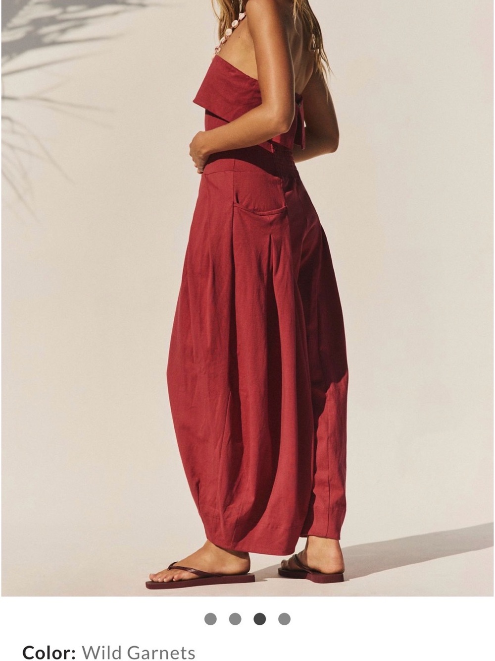 Free People Sonder Jumpsuit, medium in color Summersun - Picture 4 of 8